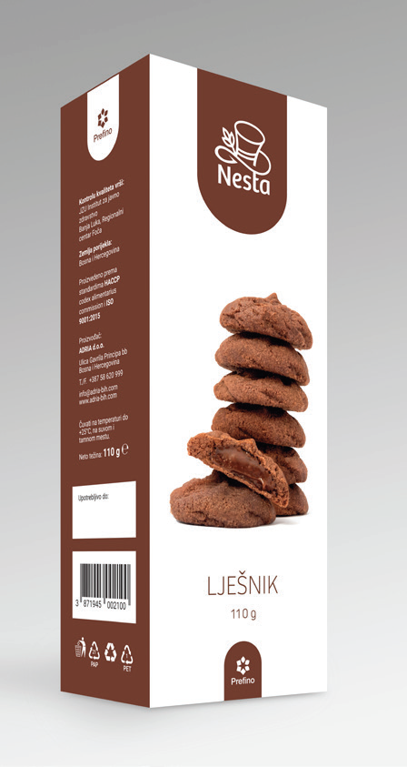 Keks Nesta lješnik 110g Keks Nesta lješnik 110g